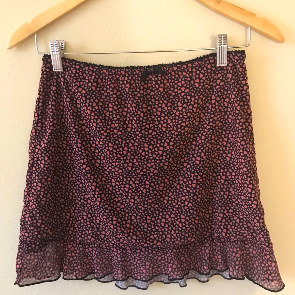 Heart Patterned Skirt